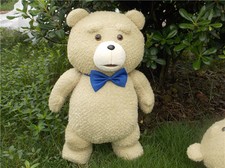 18" New Ted Movie TED The Bear Plush Doll  Bear Blue Tie Soft Toy Kid's Gift