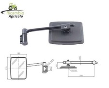 Specchio specchietto retrovisore ester. SX per Same Lamborghini Hurlimann Deutz