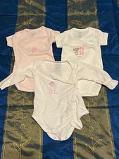 PROMO! Lotto/Set 3 body My First Chicco bimba 6 mesi / 62 cm 100% Cotone