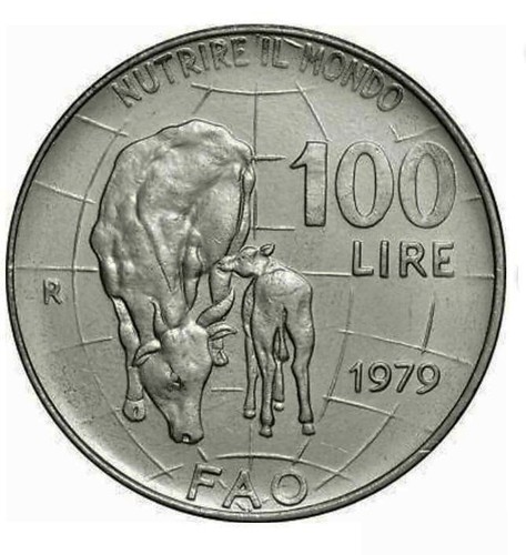 Repubblica italiana 100 lire - 100,