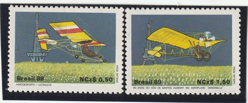 2173 brasile 1989 aereo - brasile,