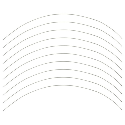 Pezzi steli erba linea - di,