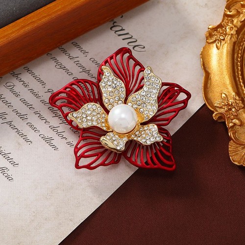 Spilla vintage fiore - , cavo