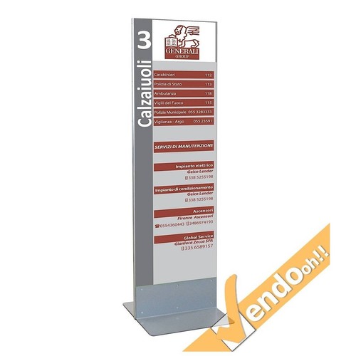 Totem espositore bifacciale - totem,