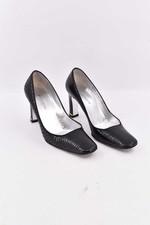 Decolletè Donna Dolce&gabbana N 36.5 Pitone Nero , Tacco 9 Cm