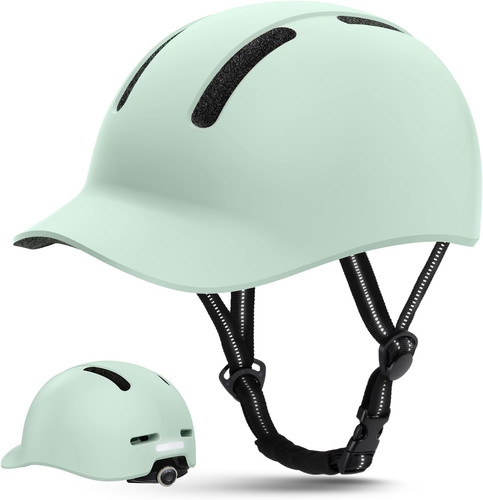 Casco bici con visiera uomo - da,