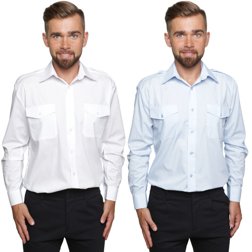 Camicia uomo pilota manica
