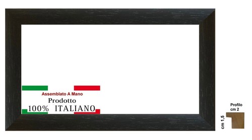 Cornice legno nera con - nera,