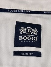 Camicia uomo Boggi Milano con coleltto alla coreana Slim Fit taglia L