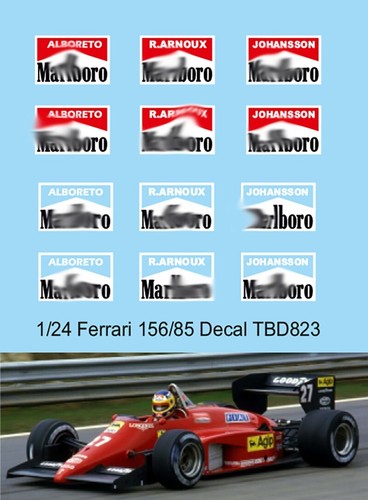 Decals per ferrari - 1/24, 156-85