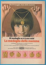 UNOAERRE: Medaglia Mamma 1971 pubblicità advertising werbung clipping MA1729