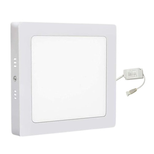 Plafoniera led quadrata 18w - plafoniera,
