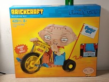 *SPEDIZIONE GRATUITA* STEWIE GRIFFIN Family Guy set mattoncini artigianali con licenza ufficiale