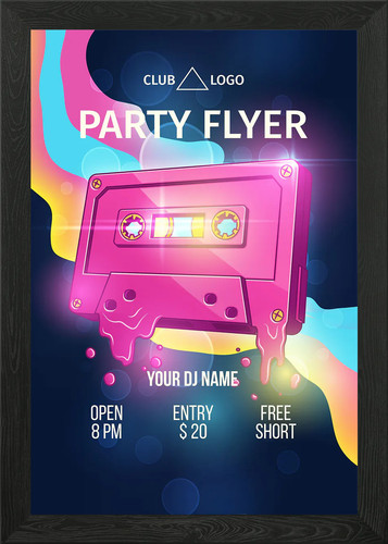 Night club party poster - party,