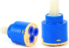 Cartuccia Miscelatore 40Mm in Ceramica, Cartuccia Rubinetto per Rubinetto Da Cuc