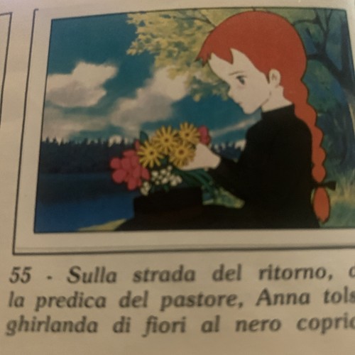 Figurina anna dai capelli - n.55,