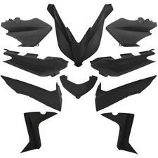 Kit carene pezzi nero opaco - pezzi,