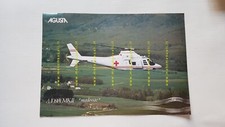 Elicottero Agusta A 109A MKII MEDEVAC depliant originale INGLESE brochure