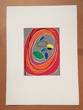 Luigi Veronesi Milano Bellissima Serigrafia 10 colori originale firmata 1976