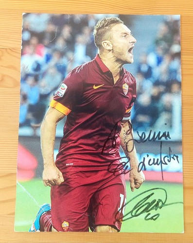 Foto francesco totti autografo - foto,
