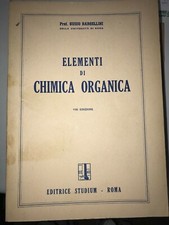 BARGELLINI - ELEMENTI DI CHIMICA ORGANICA - ED. STUDIUM - 1959