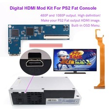 Hispeedido PS2 Fat Digital to Digital HDMI Mod Kit per console PlayStation 2 FAT