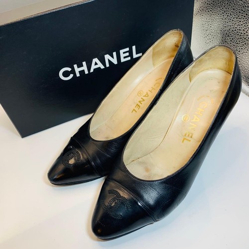 Scarpe décolleté chanel nere - chanel,