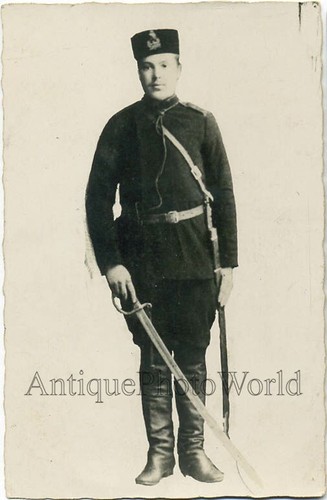 Soldatino russo con sciabola