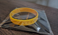 Nike Livestrong Braccialetto Lancia Armstrong Foundation 7” XS-M Bracciale Giallo