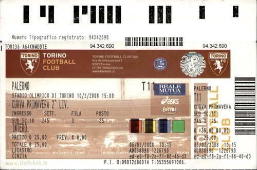 Biglietto stadio torino - stadio,