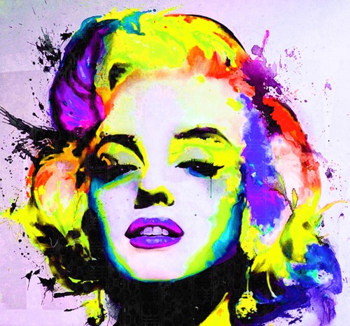 Popart marilyn monroe - popart,