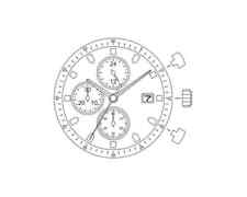 Movimento cronografo Miyota