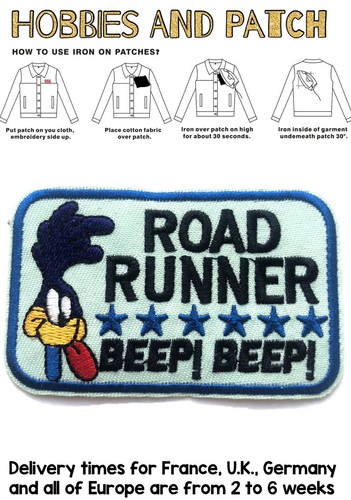 Patch road runner beep - patch,
