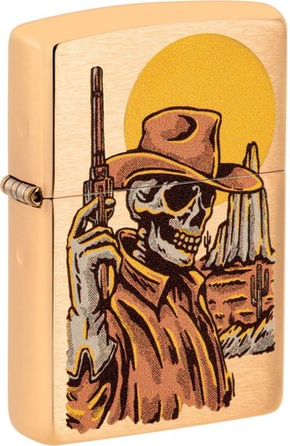 Zippo wild west skeleton - west,