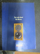 DYNAUDIO Factory Minilibro e Brochure Fiducia 3 e Il Micro RARO