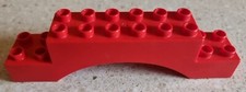 LEGO DUPLO - ARCO PONTE ROSSO FIENILE - GRANDE FATTORIA 5649 - USATO - VINTAGE