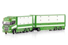 Scania R Highline CR20H Furgone combinato Dijk bestiame WSI modelli 01-4094 1:50