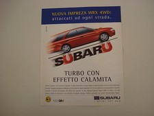 advertising Pubblicità 1997 SUBARU IMPREZA WRX 4WD