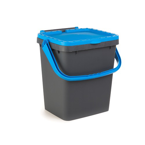 Pattumiera ecoplast blu - pattumiera,
