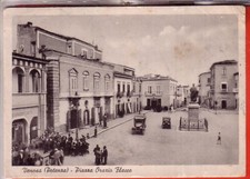 CARTOLINA VENOSA   FG ANTICA VIAGGIATA 1951 PIAZZA ORAZIO FLACCO ANIMATISSIMA