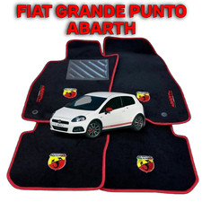Set Tappeti in Agugliato Fiat Grande Punto ABARTH personalizzabili