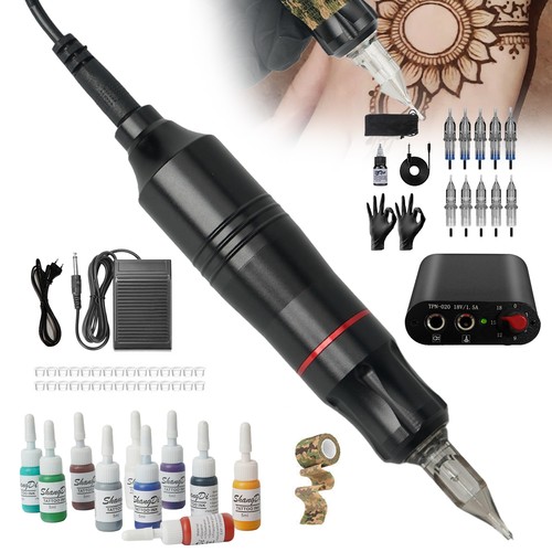 Set macchina per tatuaggi - set,