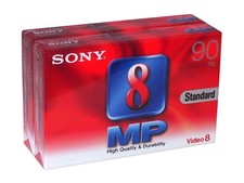 2 x Sony Video8 videocamera cassetta - 8 mm videocassetta P5-90 MP