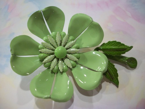 Vintage metal enamel gorgeous - vintage, *gorgeous