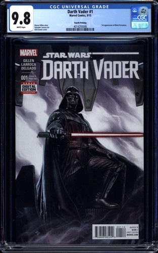 Darth vader cgc 9 - vader, (2015)