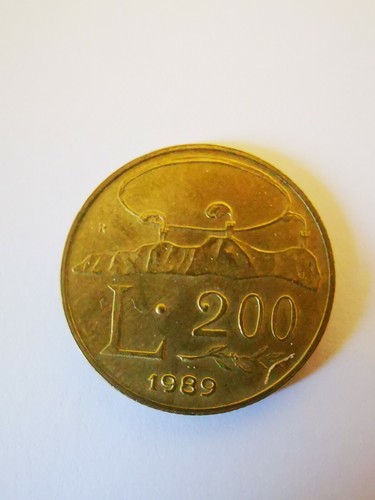 200 lire san marino 1989 - san,