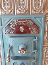 Stufa Valoriani in ceramica maiolica - dipinta a mano