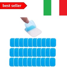 60Pezzi EMS ABS Gel Pad Training Pad Ricambio Elettrodi Pad di Gel Elettrosti...