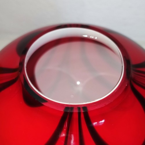 Grande vaso panciuto - vetro, di