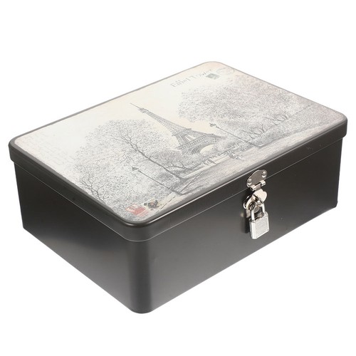 Storage box with - , padlock